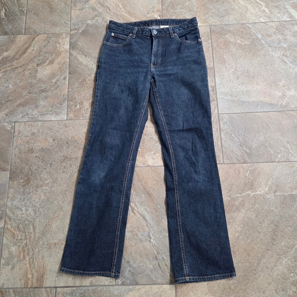 Vintage Y2K GAP Boot Cut Jeans Women 8 Reg Dark Wash‎ Cotton Lycra Made in USA